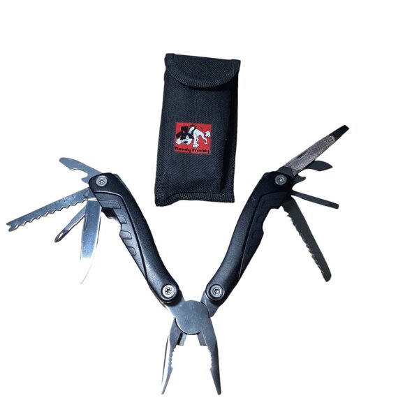 Multi-tool All in One Pliers Bottle Opener Flat & Phillips Screwdriver Saw Knife - Picture 8 of 13
